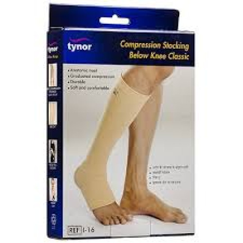 TYNOR COMPRESSION STOCKINGS BELOW KNEE
